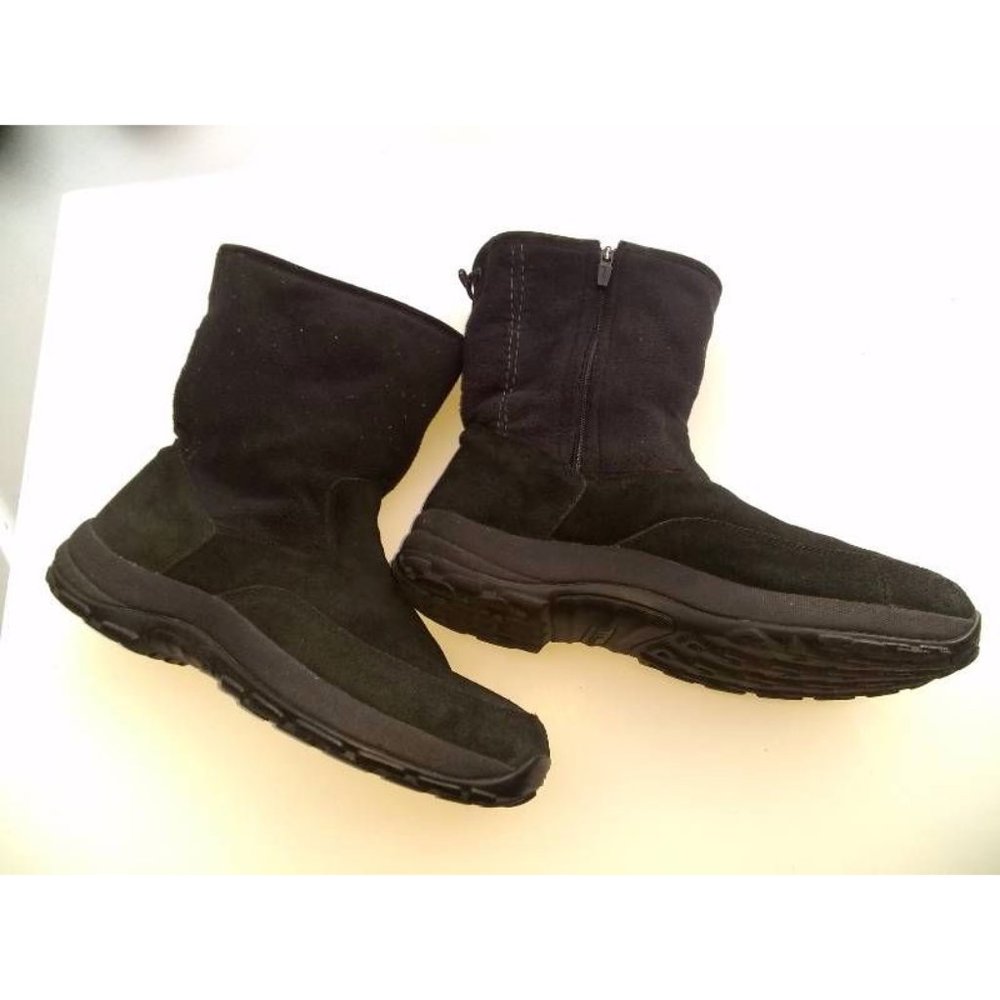 L.L. Bean Men’s Black Winter Boots Size 12 Medium Excellent Condition